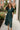 Estella Teal Eyelet Zip-Up Midi Dress- top view