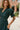Estella Teal Eyelet Zip-Up Midi Dress- close up top view