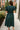 Estella Teal Eyelet Zip-Up Midi Dress- back view