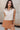 Jocelyn Faux Leather Skort - Camel - Front view