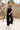 Maren Black Denim Overall Jumpsuit - Full body front view