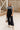 Maren Black Denim Overall Jumpsuit - Full body front view