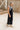 Maren Black Denim Overall Jumpsuit - Full body side view