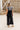 Maren Black Denim Overall Jumpsuit - Full body back view