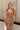 Seraphina Brown Floral Ruffle Maxi Dress - Upper body front view