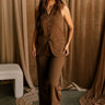 Blair Brown Wide Leg Pants- full body view