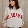 Alabama Reversible Mock Neck Sweatshirt- front top view