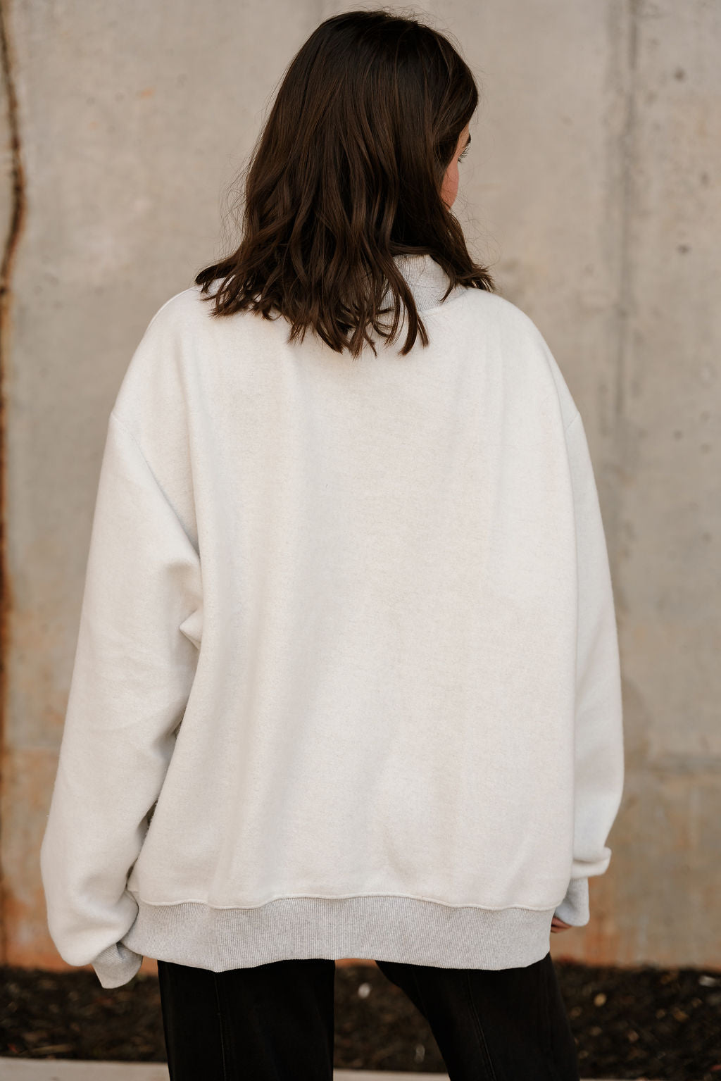 Alabama Reversible Mock Neck Sweatshirt- back view