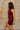 Helen Dark Wine Satin Mini Dress- side view