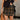 Jade Navy Multi Plaid & Velvet Ties Skort- front view
