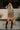 Blaire Brown Multi Plaid Mini Skort- full body view