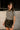 Aliya Heather Grey Knit Short Sleeve Sweater- front top view