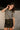 Aliya Heather Grey Knit Short Sleeve Sweater- top view
