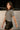 Aliya Heather Grey Knit Short Sleeve Sweater- side view