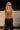 Loretta Light Brown Front Ties Tank- front top view