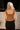 Loretta Light Brown Front Ties Tank- back view
