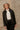 Leona Washed Black Faux Leather Jacket- top view