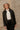 Leona Washed Black Faux Leather Jacket- top view