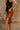Evie Cognac Faux Leather Midi Skirt- frontal side view