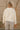 Solana Cream & Taupe Quarter Zip-Up Sweater- full back view
