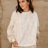 Solana Beige Woodland Camo Sweatshirt- front view