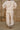 Solana Beige Woodland Camo Jogger Pants- close up back view