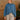 Aleena Blue Knit Sweater- front view