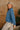 Aleena Blue Knit Sweater- frontal side view