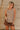 Leia Brown Multi Plaid Flare Tank- frontal top view