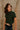Sawyer Dark Green Short Sleeve Top- close up side view
