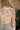 Reya Cream & Brown Mesh Floral Top- close up back view