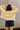 Amanda Yellow Cable Knit Sweater- back view