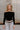 Rylie Black Off-The-Shoulder Top- top view