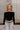 Rylie Black Off-The-Shoulder Top- top view
