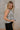 Alessia Ivory & Black Plaid Ruffle Tank- side view