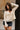 Sydney Cream Knit Flare Tie Cardigan- front top view