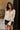 Sydney Cream Knit Flare Tie Cardigan- close up top view