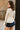 Sydney Cream Knit Flare Tie Cardigan- side view