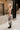 Clara Taupe & Brown Cow Midi Dress- full side view