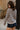 Alma Navy & Cream Stripe Cardigan- back view