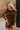 Daniela Brown Lace Mesh Bodysuit- front view