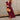 Kennedi Wine Zip-Up Midi Dress- full body view