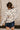 Dani Cream & Navy Multi Floral Jacket- back view