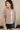 Brandy Taupe & Lace Cardigan - close up front view