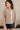 Brandy Taupe & Lace Cardigan - close up front view