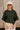 Britney Dark Green Short Sleeve Top - front