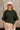 Britney Dark Green Short Sleeve Top - front