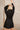 Lia Denim Long Sleeve Mini Dress - back view