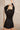 Lia Denim Long Sleeve Mini Dress - back view