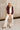 Caroline Plum Suede Zip Up Jacket - full body front view